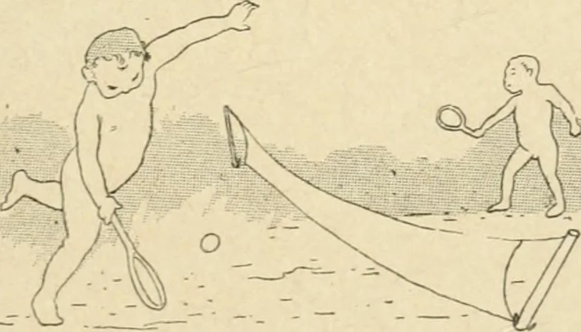 An illustration from Le Nu au salon, 1888, leaf 34