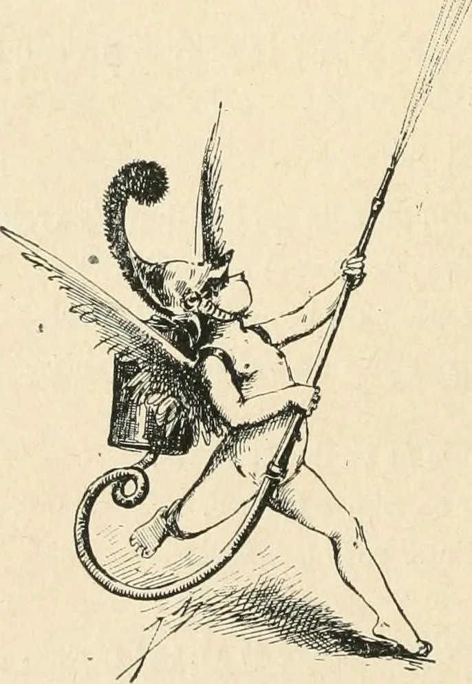 An illustration from Le Nu au salon, 1888, leaf 47