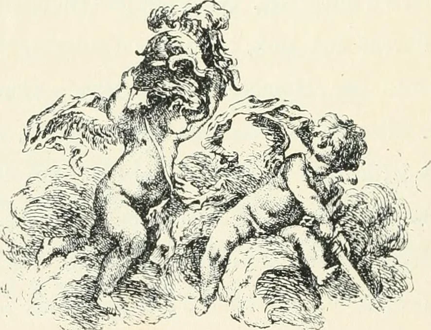 An illustration from Le Nu au salon, 1888, leaf 109