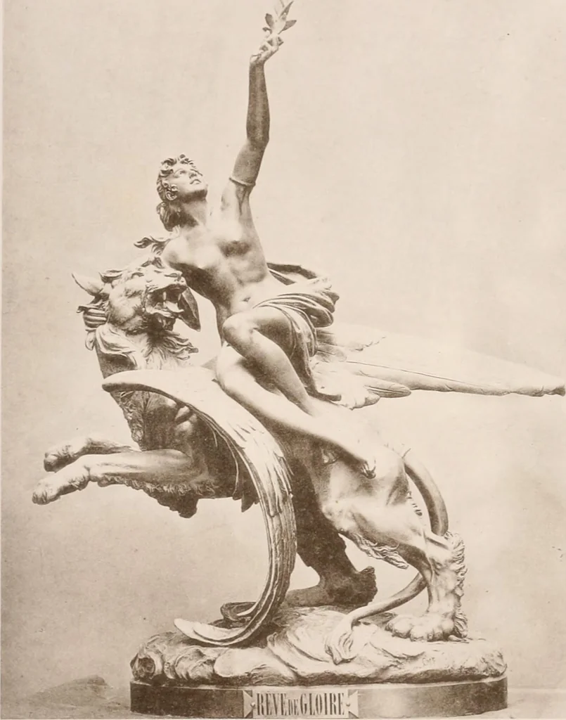 An illustration from Le Nu au salon, 1888, leaf 172