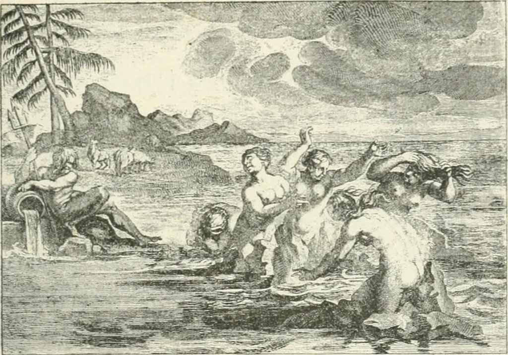 An illustration from Le Nu au salon, 1888, leaf 18
