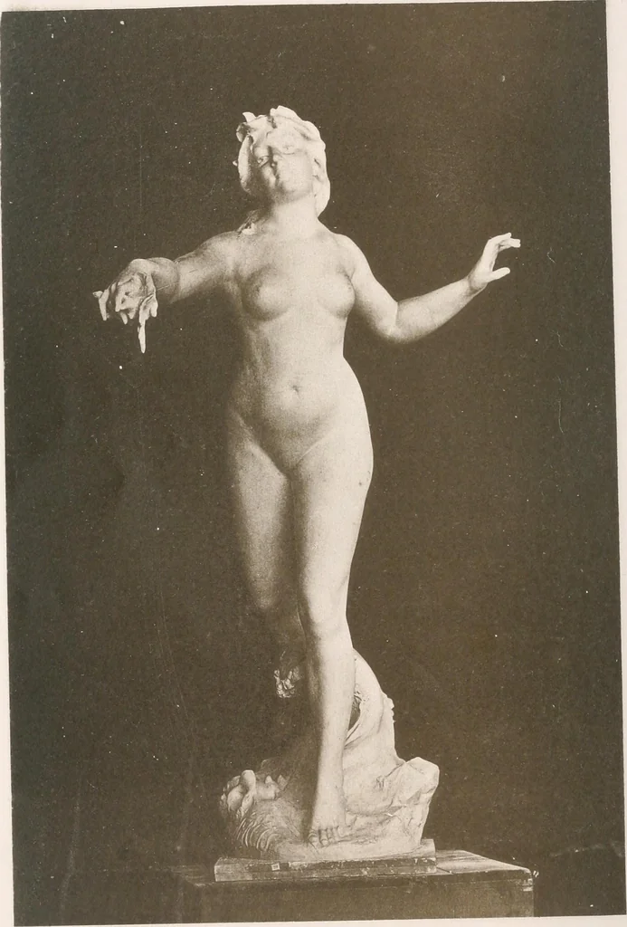 An illustration from Le Nu au salon, 1888, leaf 195