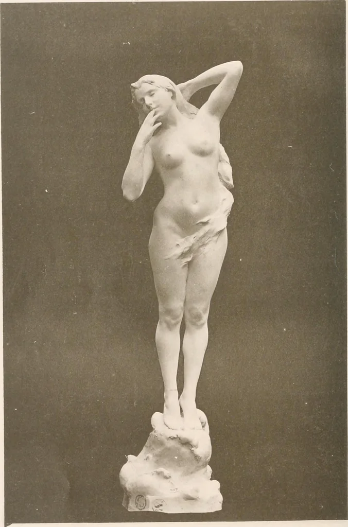 An illustration from Le Nu au salon, 1888, leaf 207