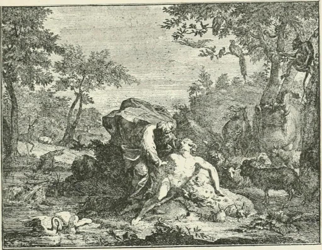 An illustration from Le Nu au salon, 1888, leaf 22