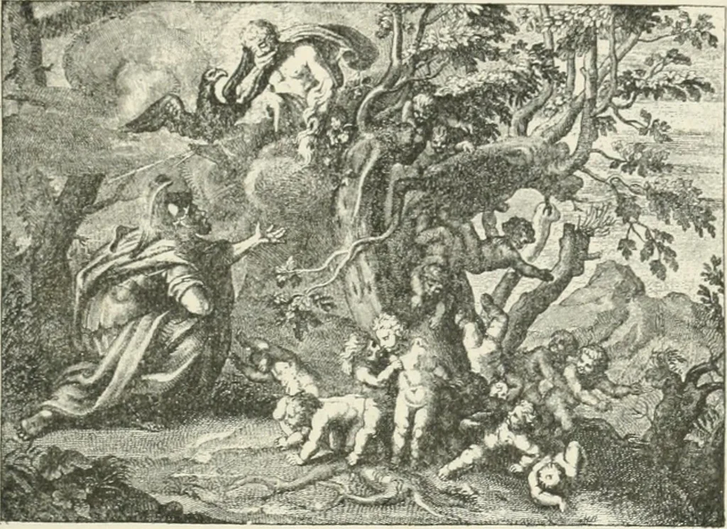 An illustration from Le Nu au salon, 1888, leaf 30