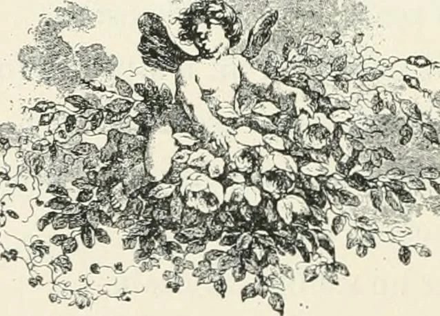 An illustration from Le Nu au salon, 1888, leaf 57