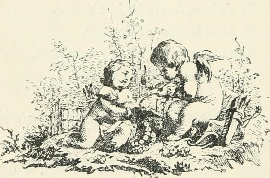 An illustration from Le Nu au salon, 1888, leaf 61