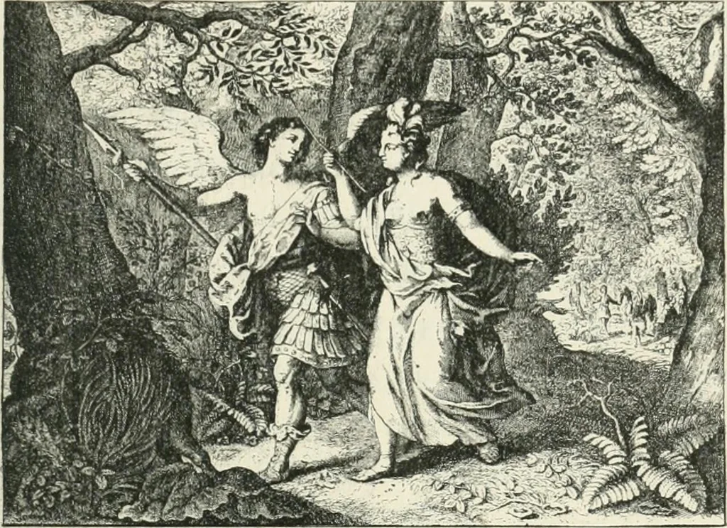 An illustration from Le Nu au salon, 1888, leaf 66