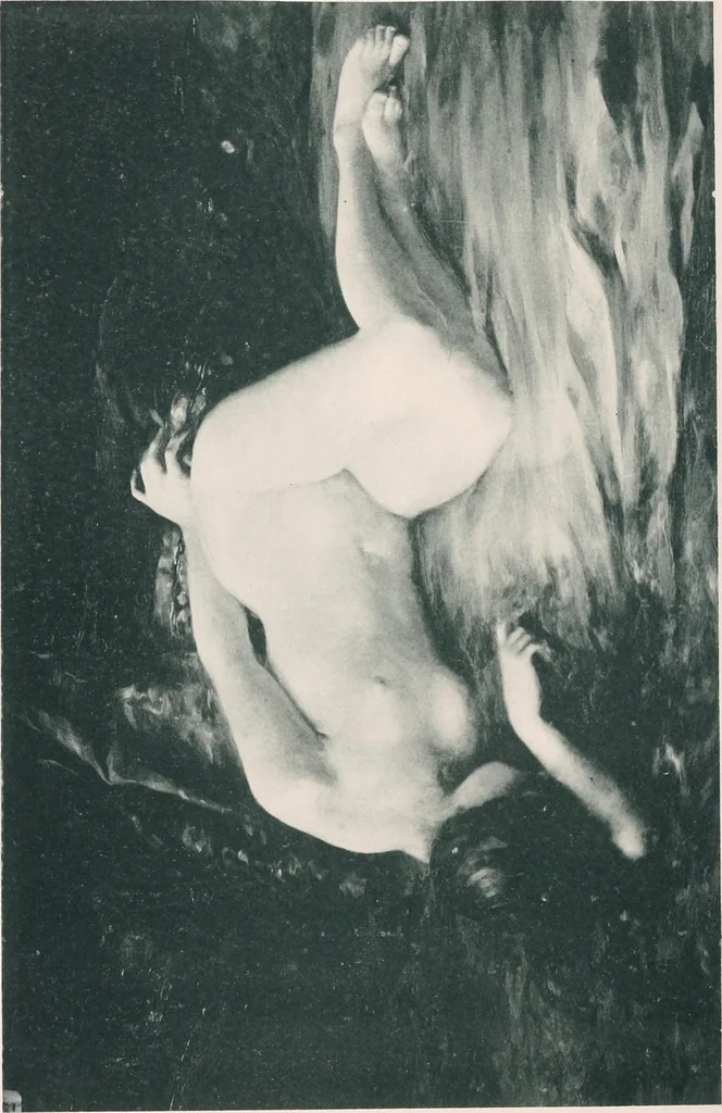 An illustration from Le Nu au salon, 1888, leaf 75