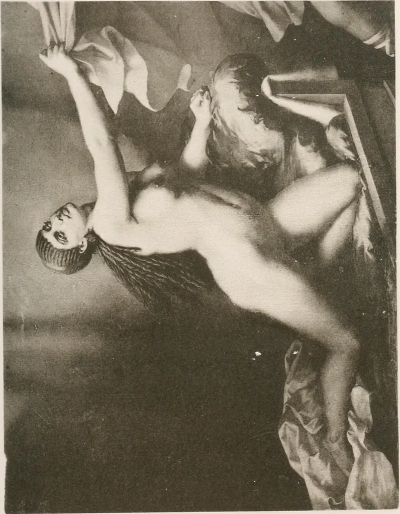 An illustration from Le Nu au salon, 1888, leaf 76