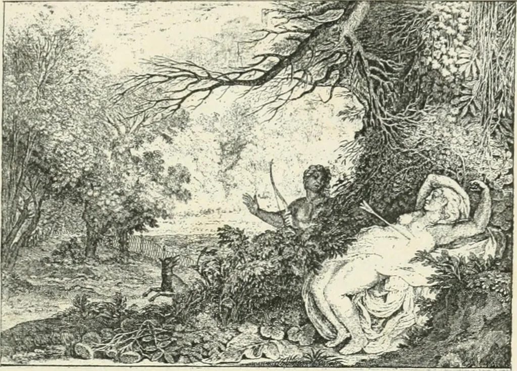 An illustration from Le Nu au salon, 1888, leaf 78