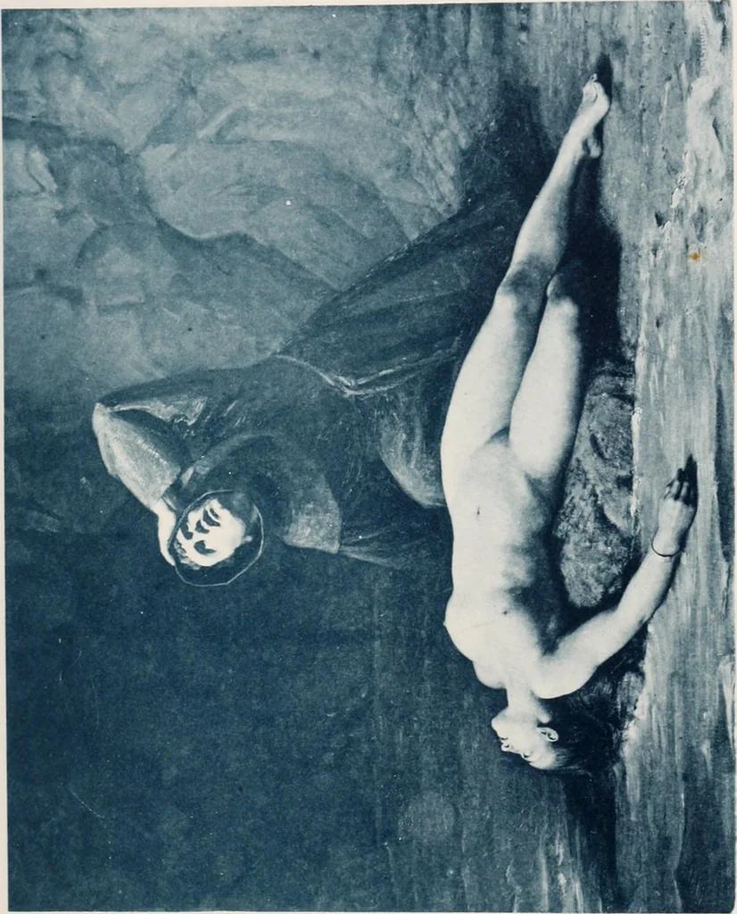 An illustration from Le Nu au salon, 1888, leaf 88