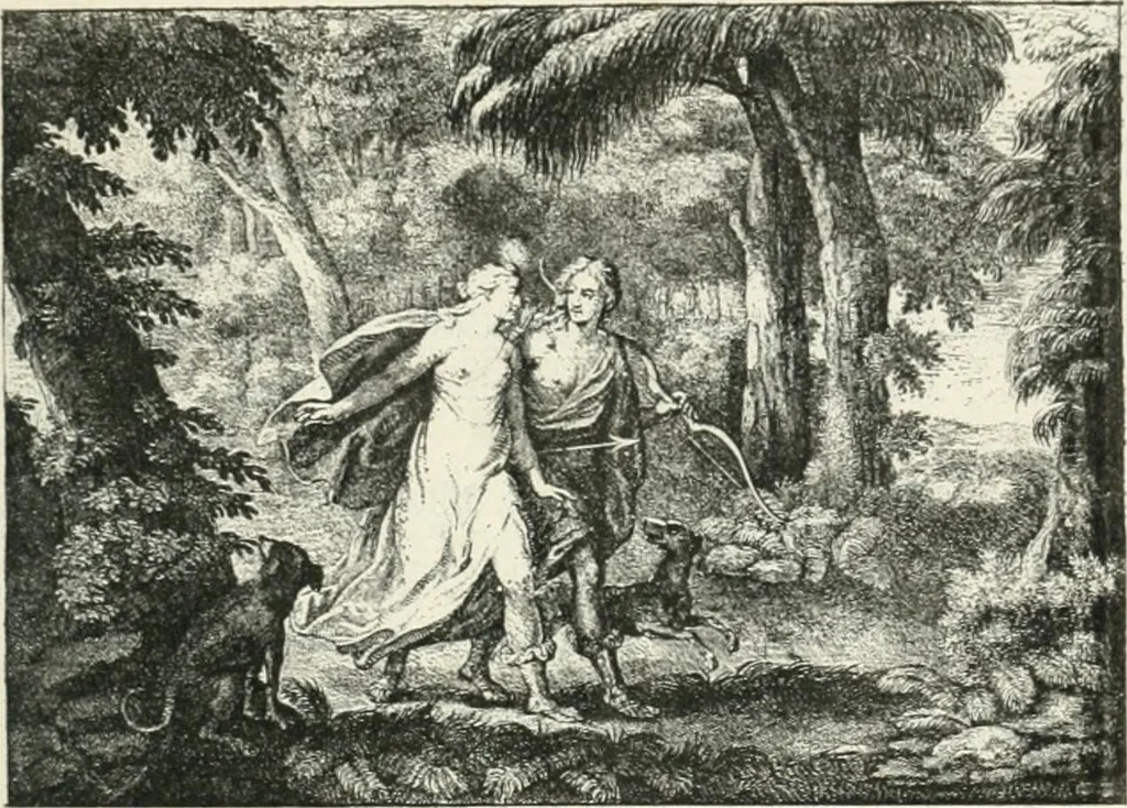 An illustration from Le Nu au salon, 1888, leaf 90
