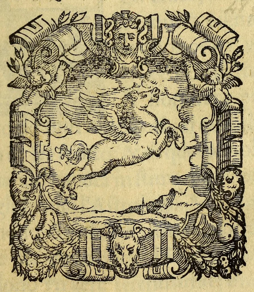 An illustration from Le nuoue teoriche de i pianeti, 1566, leaf 7