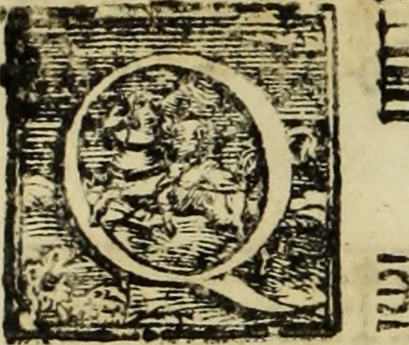An illustration from Le nvove mvsiche di Givlio Caccini detto Romano, 1602, leaf 15