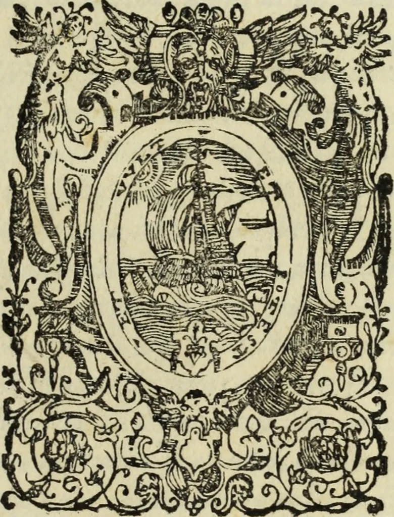 An illustration from Le nvove mvsiche di Givlio Caccini detto Romano, 1602, leaf 2