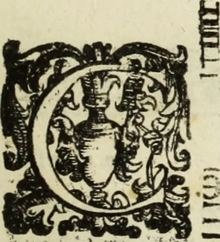 An illustration from Le nvove mvsiche di Givlio Caccini detto Romano, 1602, leaf 34
