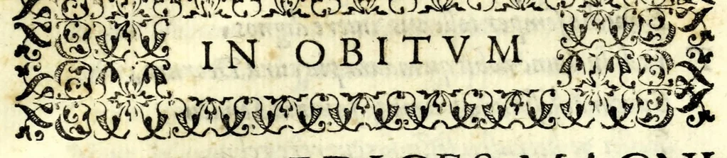 An illustration from Leonardi Ginii Cortonensis In funere serenissimi Cosmi Medicis magni Etruriae ducis funebris laudatio ad Senenses, 1574, leaf 27