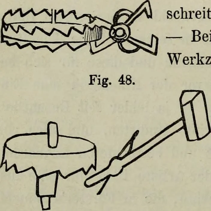 An illustration from Leonardo da Vinci als Ingenieur and Philosoph : ein Beitrag zur Geschichte der Technik und der induktiven Wissenschaften, 1874, leaf 77
