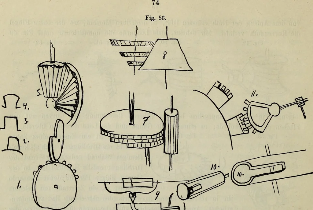 An illustration from Leonardo da Vinci als Ingenieur and Philosoph : ein Beitrag zur Geschichte der Technik und der induktiven Wissenschaften, 1874, leaf 79