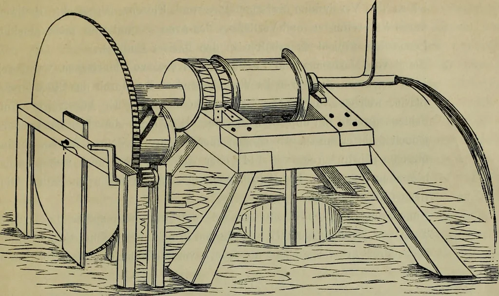 An illustration from Leonardo da Vinci als Ingenieur and Philosoph : ein Beitrag zur Geschichte der Technik und der induktiven Wissenschaften, 1874, leaf 94