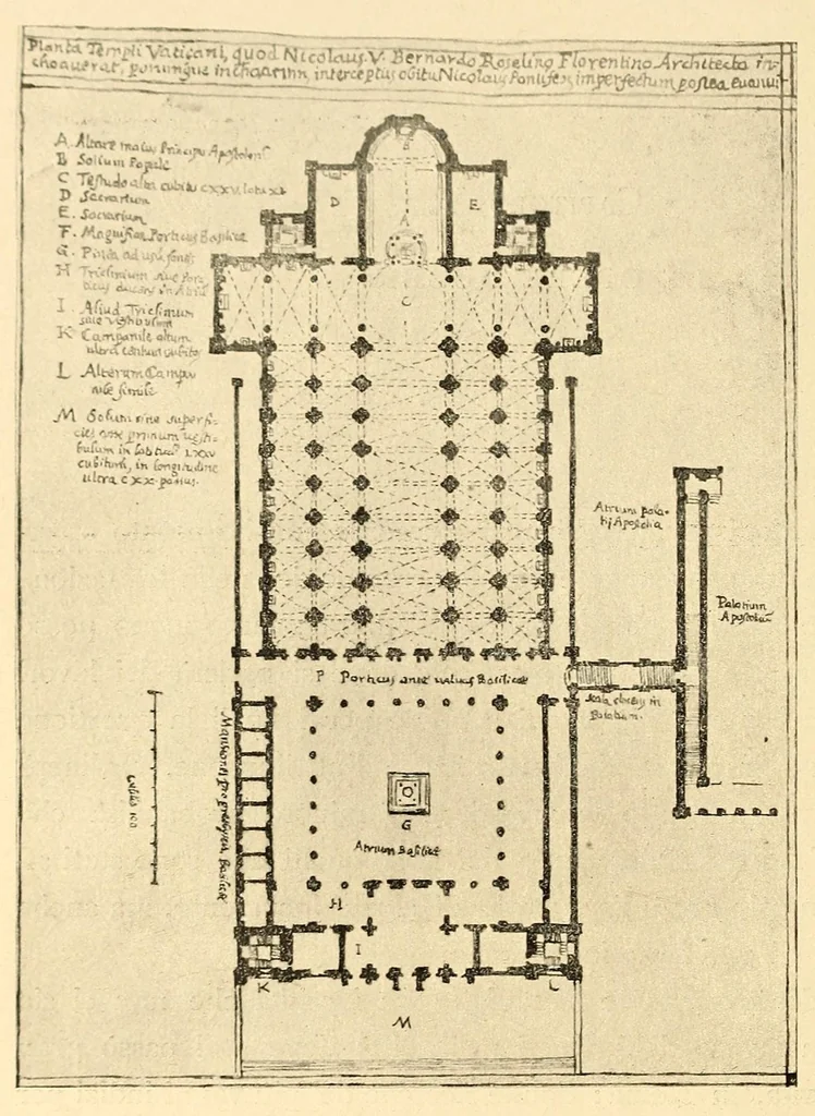 An illustration from Leon Battista Alberti, architetto, 1906, leaf 102