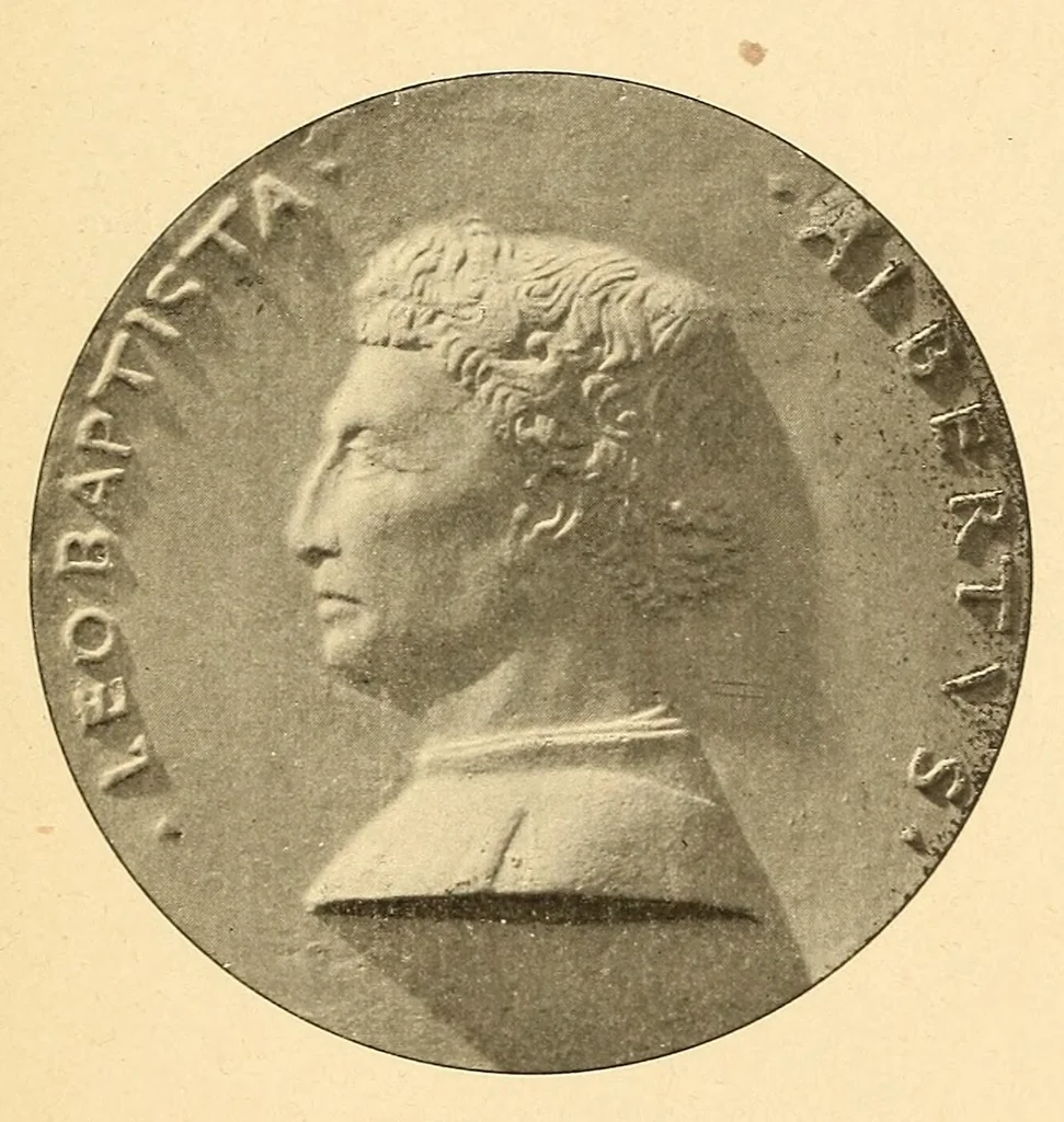 An illustration from Leon Battista Alberti, architetto, 1906, leaf 13