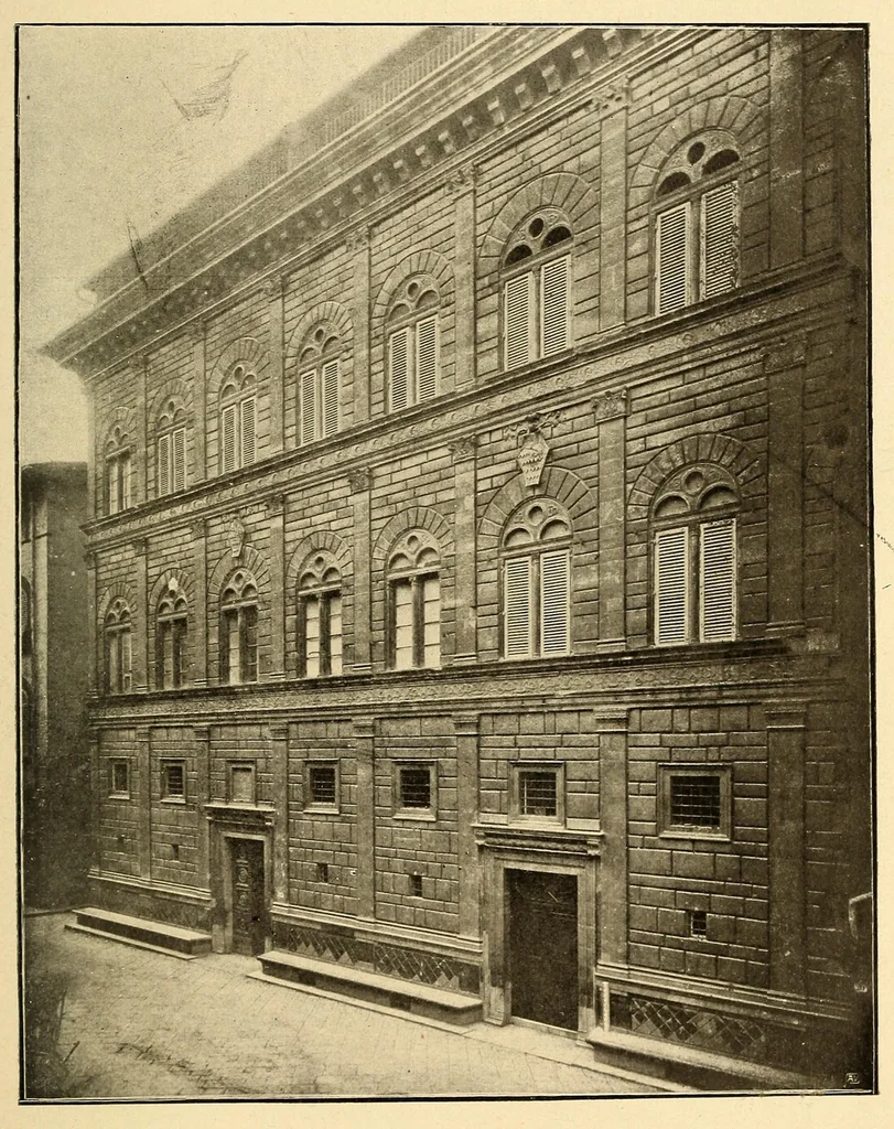 An illustration from Leon Battista Alberti, architetto, 1906, leaf 61
