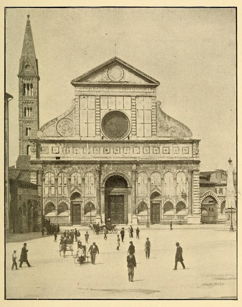 An illustration from Leon Battista Alberti, architetto, 1906, leaf 73