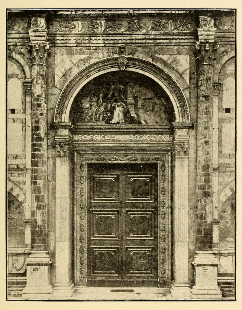 An illustration from Leon Battista Alberti, architetto, 1906, leaf 77