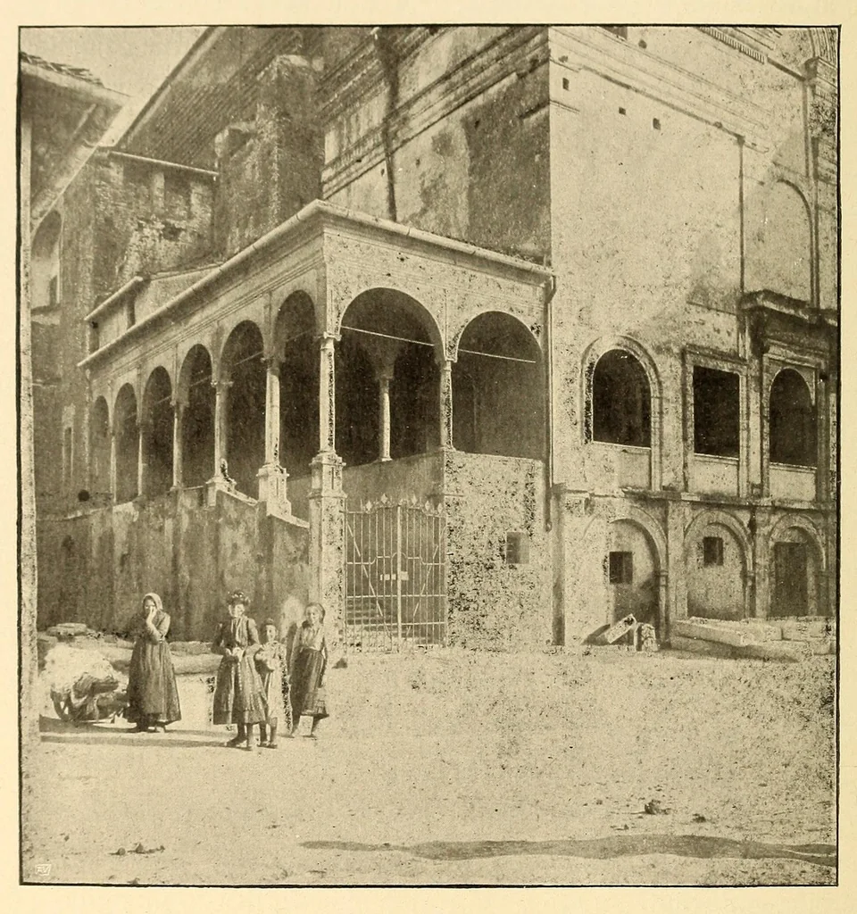 An illustration from Leon Battista Alberti, architetto, 1906, leaf 88