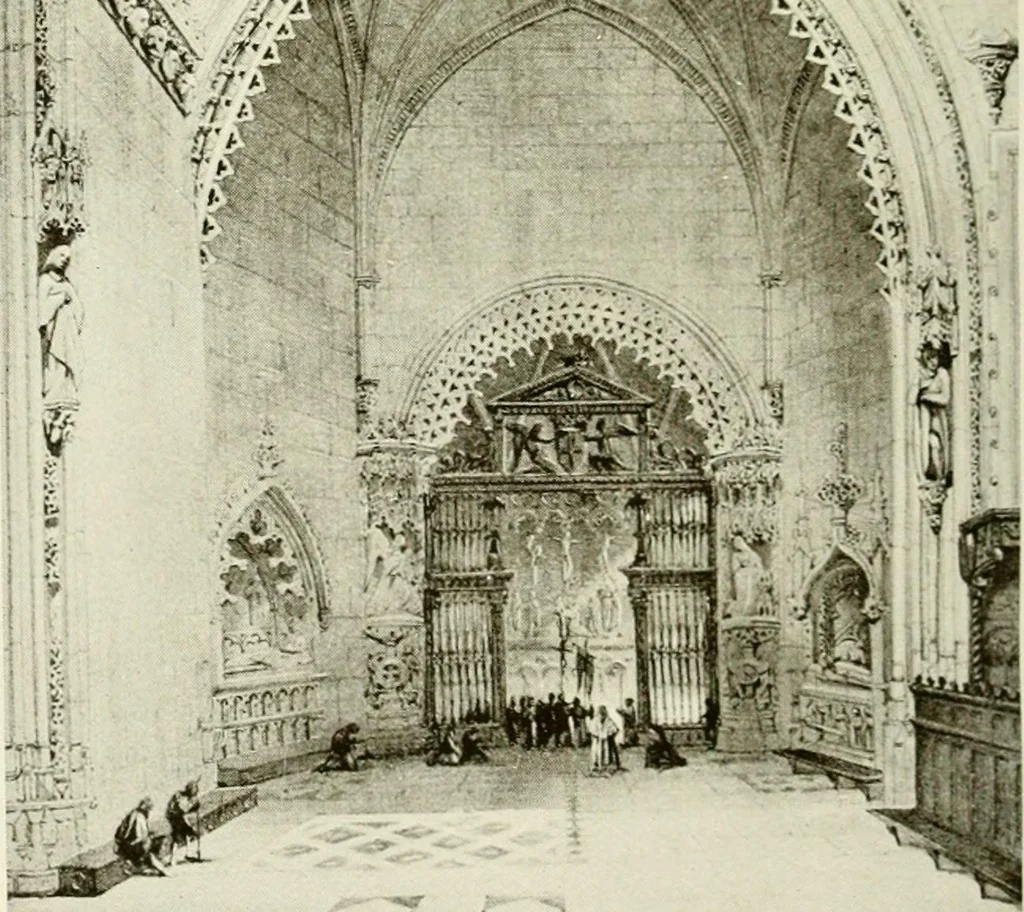 An illustration from Leon, Burgos and Salamanca; a historical and descriptive account, 1908, leaf 351