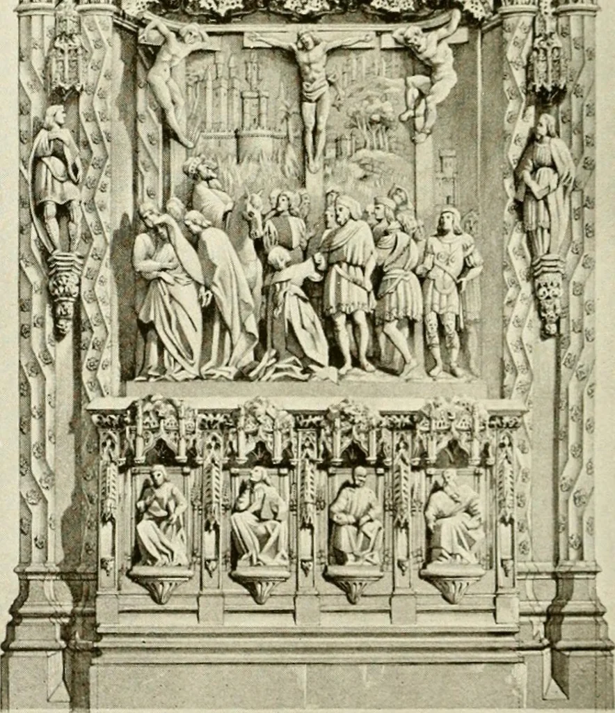 An illustration from Leon, Burgos and Salamanca; a historical and descriptive account, 1908, leaf 407