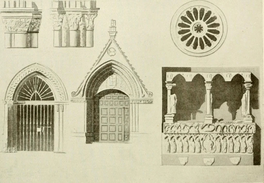 An illustration from Leon, Burgos and Salamanca; a historical and descriptive account, 1908, leaf 447