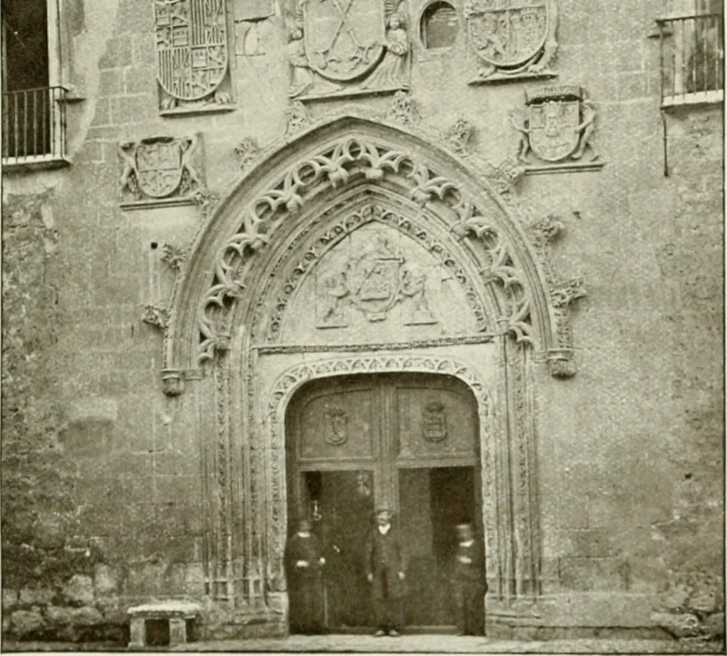 An illustration from Leon, Burgos and Salamanca; a historical and descriptive account, 1908, leaf 468