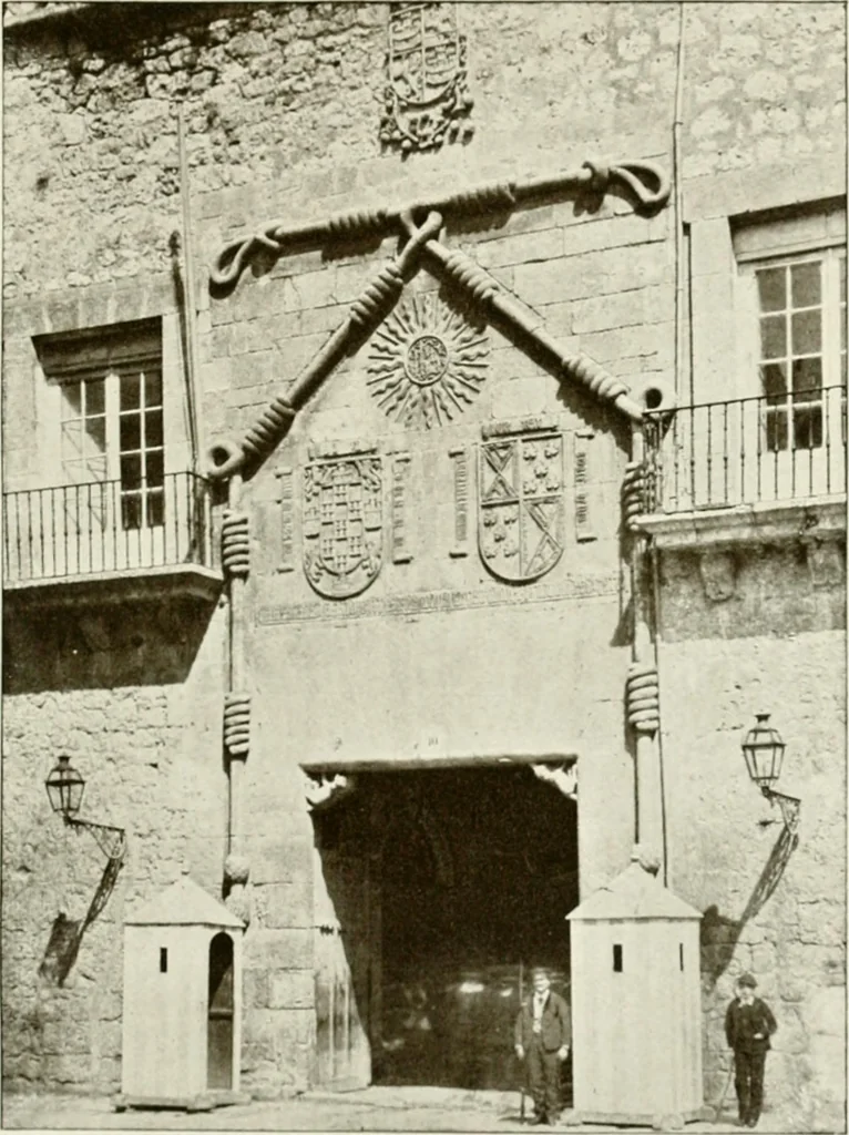 An illustration from Leon, Burgos and Salamanca; a historical and descriptive account, 1908, leaf 470