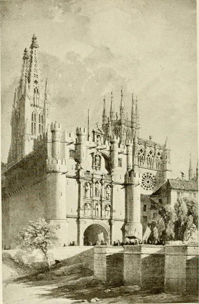 An illustration from Leon, Burgos and Salamanca; a historical and descriptive account, 1908, leaf 481