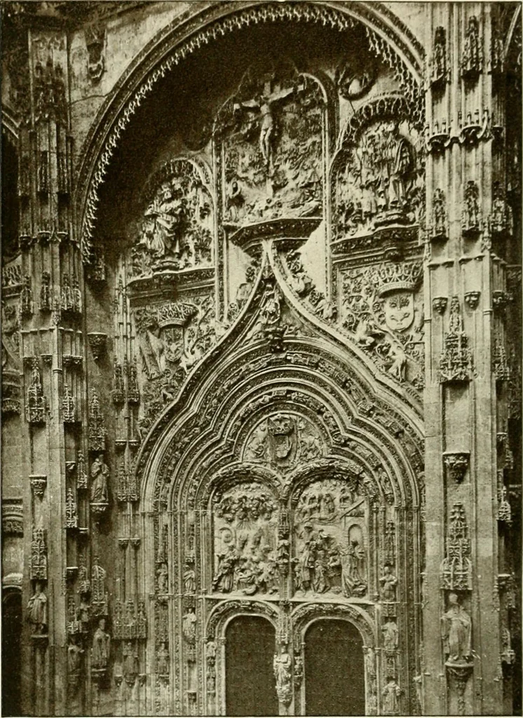 An illustration from Leon, Burgos and Salamanca; a historical and descriptive account, 1908, leaf 551