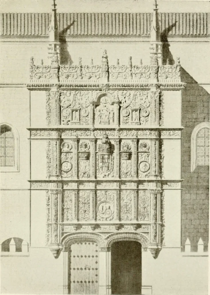An illustration from Leon, Burgos and Salamanca; a historical and descriptive account, 1908, leaf 596