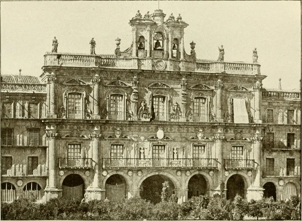 An illustration from Leon, Burgos and Salamanca; a historical and descriptive account, 1908, leaf 637