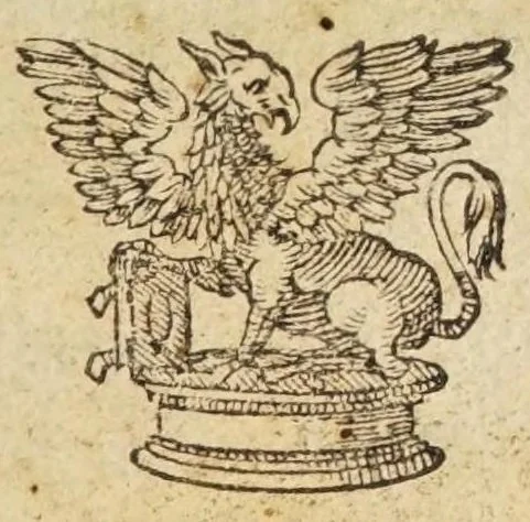 An illustration from Leonis Allatii in antiquitatum Etruscarum fragmenta ab Inghiramio edita animadversiones : additur eiusdem animaduersio in libros Alphonsi Ciccarelli, et auctores ab eo confictos, 1642, leaf 5