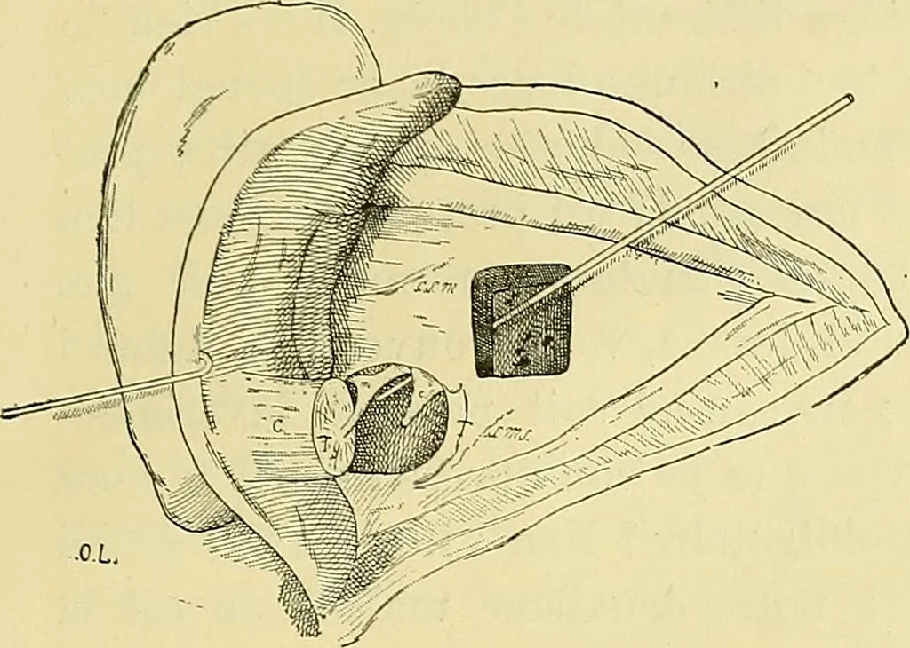 An illustration from Leçons cliniques de chirurgie infantile : deuxième série, 1905, leaf 566