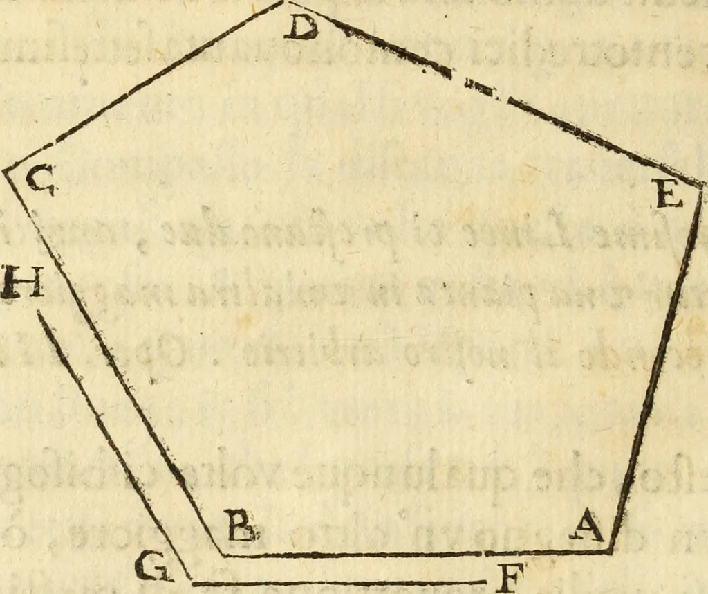 An illustration from Le Operazioni del Compasso Geometrico et Militare, 1649, leaf 17