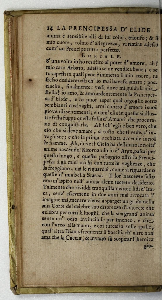 An illustration from Le opere di G.B.P. di Molière : divise in quattro volumi, & arricchite de bellissime figure, 1698, leaf 26