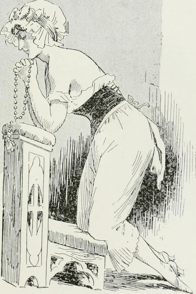 An illustration from Le pantalon féminin, 1916, leaf 224