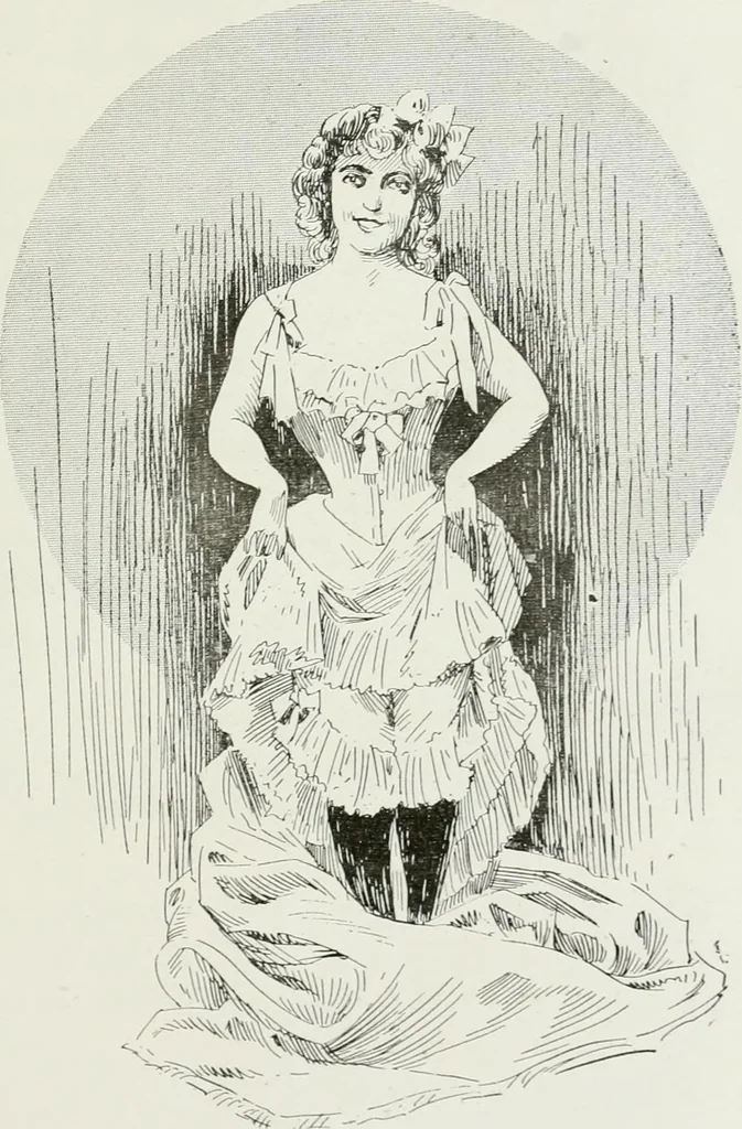 An illustration from Le pantalon féminin, 1916, leaf 36