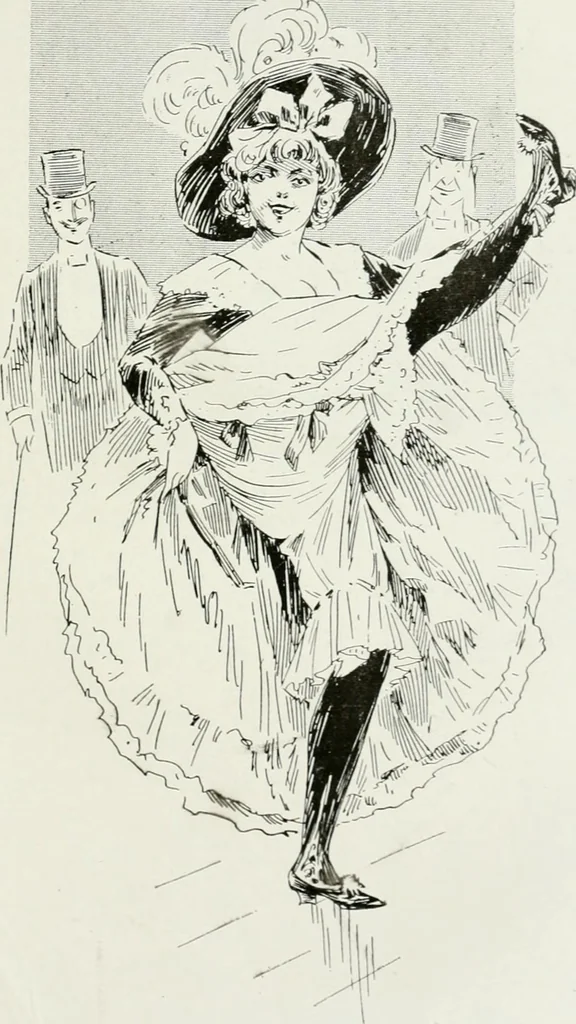 An illustration from Le pantalon féminin, 1916, leaf 432