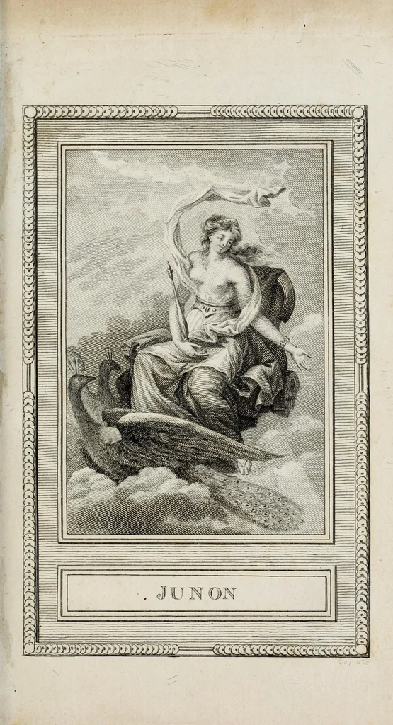 An illustration from Le panthéon, ou, Les figures de la fable : dessinées par M. Gois, sculpteur du roi, professeur de son Académie, & gravées par Simon : avec leurs historiques, 1787, leaf 141