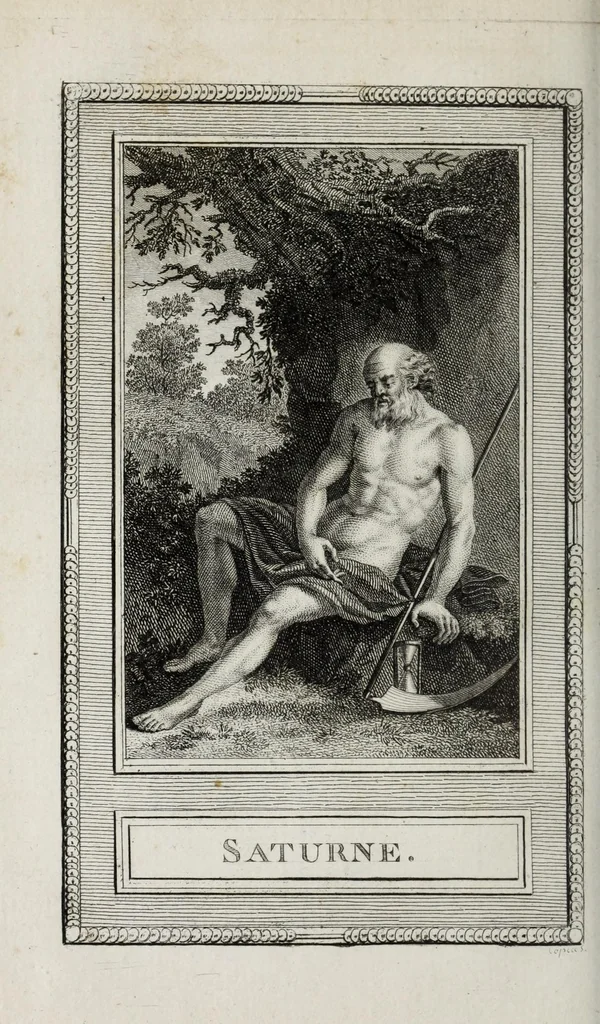 An illustration from Le panthéon, ou, Les figures de la fable : dessinées par M. Gois, sculpteur du roi, professeur de son Académie, & gravées par Simon : avec leurs historiques, 1787, leaf 164