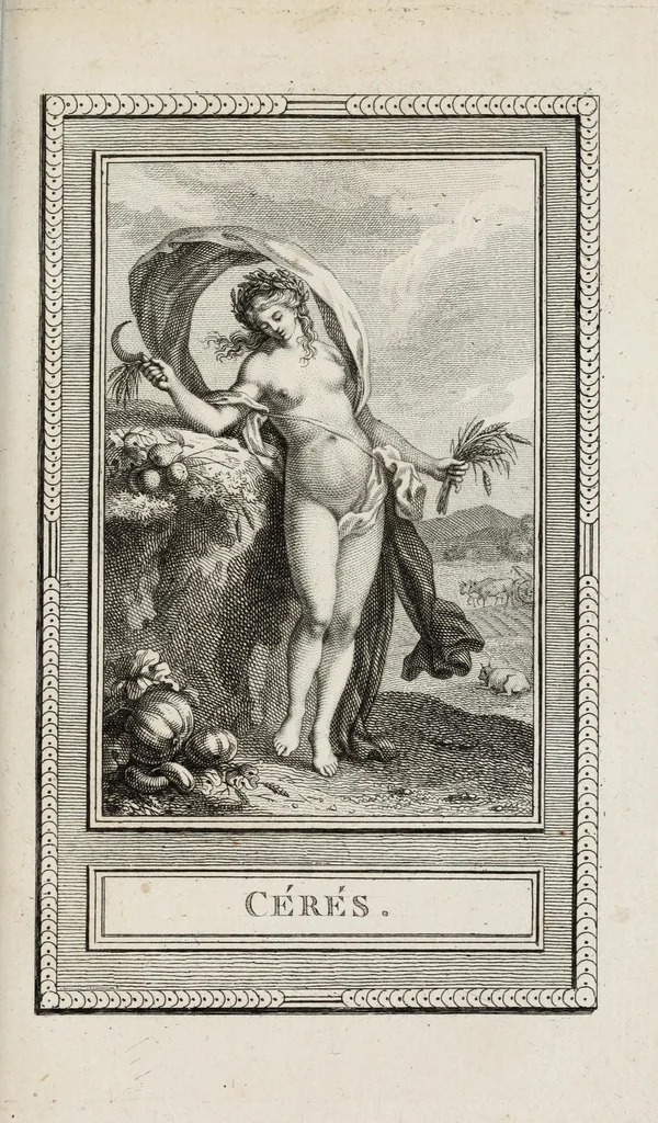 An illustration from Le panthéon, ou, Les figures de la fable : dessinées par M. Gois, sculpteur du roi, professeur de son Académie, & gravées par Simon : avec leurs historiques, 1787, leaf 173
